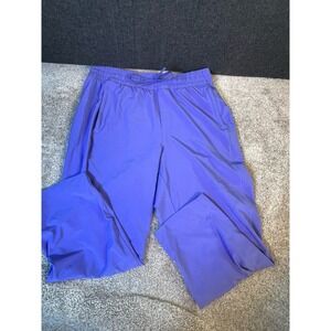 Athleta Arrival Straight Leg Ankle Pants Dark Adonis Blue Sz 10